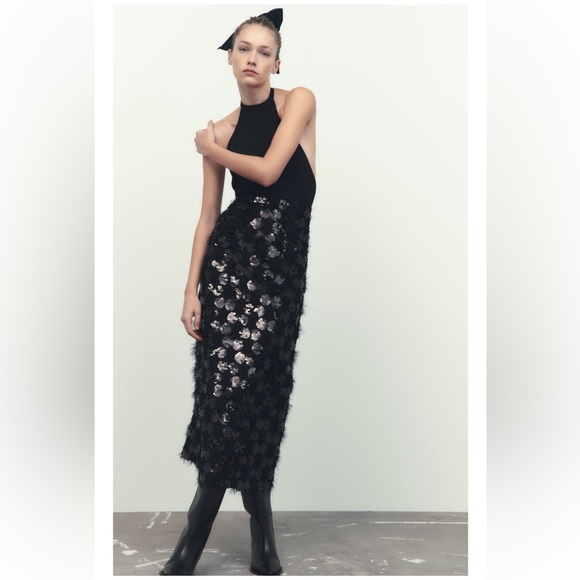 ZARA Sequin Dress Holiday Collection - Picture 1 of 6